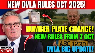 DVLA New Number Plates &amp; Important Rule Changes Launch October 7, 2025 – Don’t Miss Out!