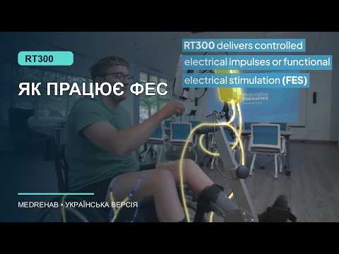 RT300-SLSA Leg | Arm | Core — роботизований велоергометр з 6-канальною ФЕС для нейрореабілітації, видео 3