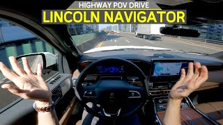 HANDS FREE ACTIVE GLIDE vs SUPER CRUISE! - 2022 Lincoln Navigator - Highway POV Drive screenshot 3