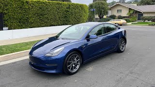Athlete Statistics 2022 Tesla Model 3 Blue