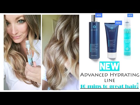 MONAT ADVANCED HYDRATING LINE || 10 MINUTES TO GREAT HAIR
