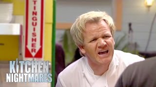 Chef In Hot Water For Making Gordon's Blood Boil - Kitchen Nightmares