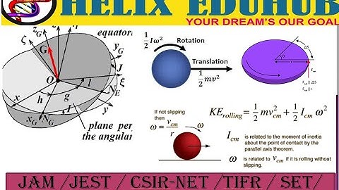 Rotational Mechanics /Classical Mechanics L-5  #physics #mechanics  #set #rpsc1grade #gate #iitjam