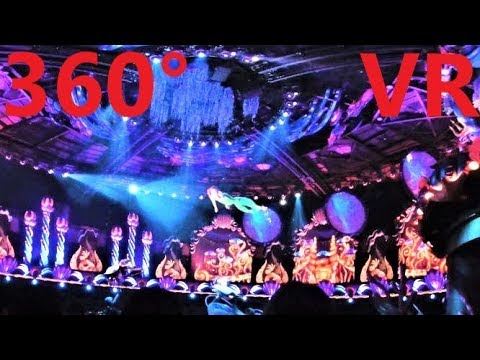 2万再生 360度vr マーメイドラグーンシアター 東京ディズニーシー