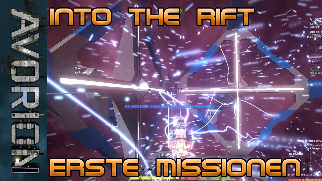 Into the Rift - Fregatte Hawk und Eagle im Streßtest - Avorion - YouTube