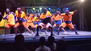 Kevin   Kade  munda officially dance challenge by africana kids incredible family