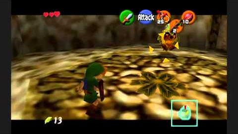 Inside the Deku Tree - Zelda: Ocarina of Time Walkthrough
