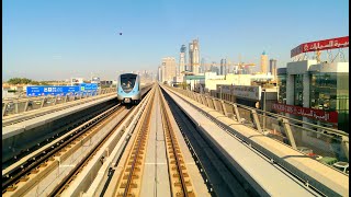 Dubai Metro Train Amazing View World Driverless Automatic Train 2019