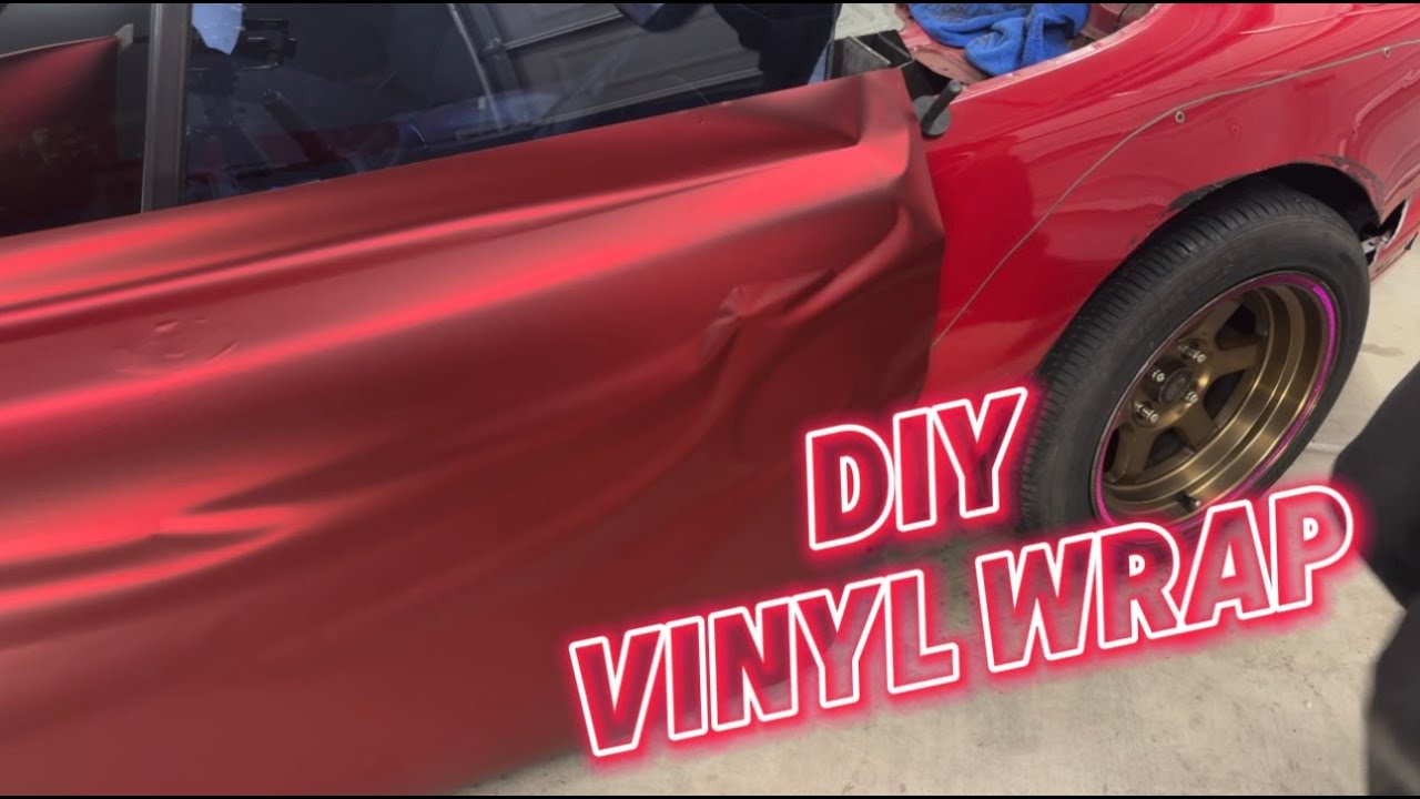 Wrapping a car in color changing vinyl - YouTube