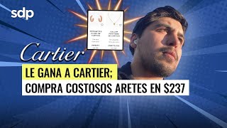 JOVEN le GANA a CARTIER 🥳💎; pide aretes CARÍSIMOS y paga 200 PESOS por ERROR de la marca 💸