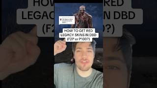 HOW TO GET RED LEGACY SKINS IN DBD? 🤔 | #deadbydaylight #dbdcreator