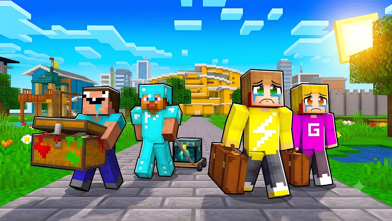 Wij moeten allemaal uit kleurstad... (Minecraft Survival)