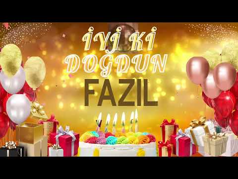 FAZIL - Doğum Günün Kutlu Olsun Fazıl