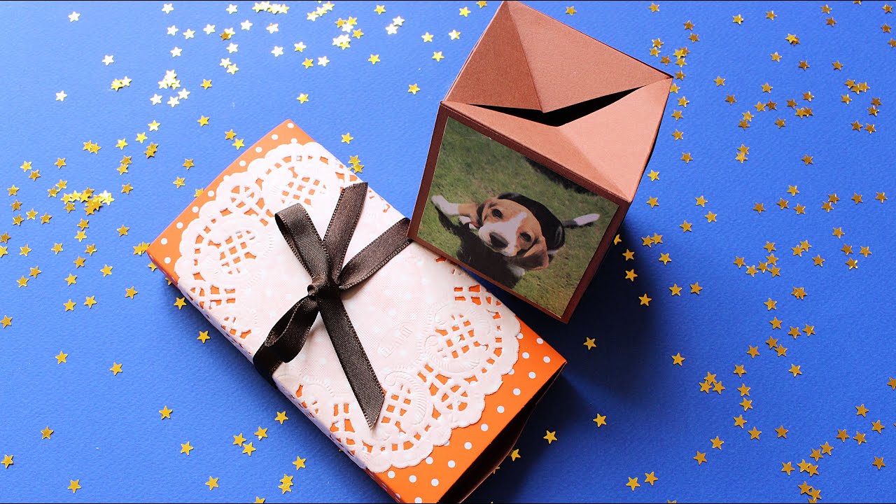 CAJA EXPLOSIVA 🎁 Carta cubo explosiva 💌🤩