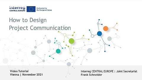 Tutorial (Project Development): How to Design Good Project Communication