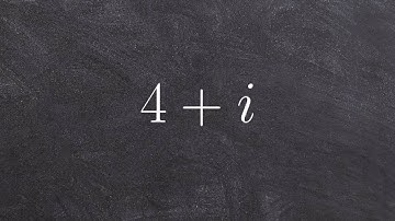 Tutorial - Finding the absolute value of a complex number ex 5, (4 + i)