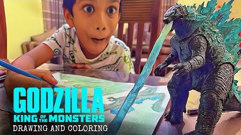 Godzilla: King of the Monsters - Drawing and Coloring