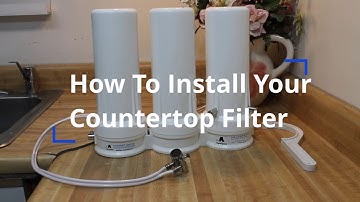 Countertop Water Filter Installation
