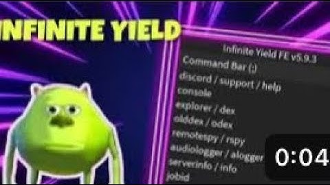 Infinite yield script pastebin 2023