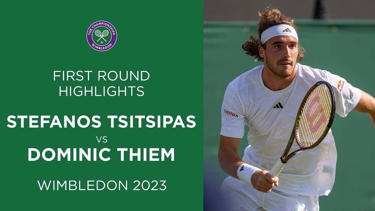 Tsitsipas vs. Thiem Among Five Matches To Watch In Wimbledon First