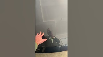 Don’t do this to close your 2020 Tesla model Y frunk (front trunk) avoid denting #shorts shorts