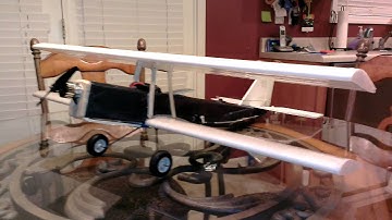 Foamboard Tiger Moth Biplane (first scratch build)