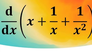 differentiating with negative exponents