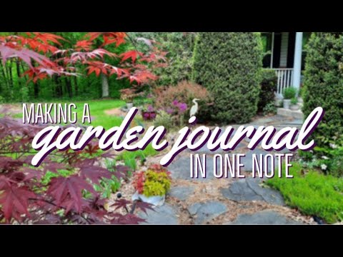 Making a Garden Journal in OneNote