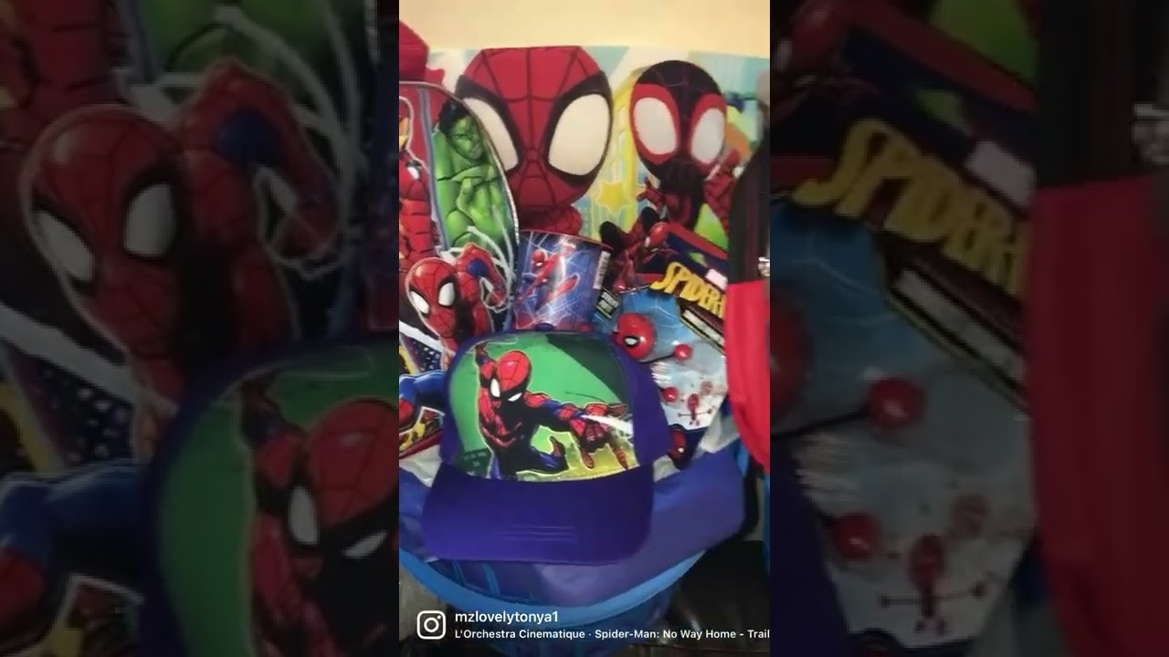 Spider man Easter baskets