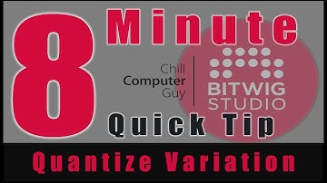 Bitwig Studio 2 Quick Tips: Quantize Variation