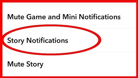 How To Turn On And Off Snapchat Friends Story Notification