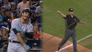 MIA@COL: Arenado gets tossed after K in 7th