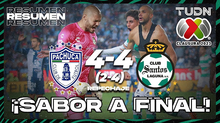 Summary and goals | Pachuca 4 (2) - (4) 4 Santos | CL2023 - REPECHAGE | TUDN