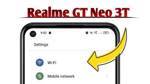 WiFi Not Working on Realme GT Neo 3T Problem Solved