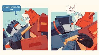 Blaster and Soundwave Rivalry | Transformers Comic Dub