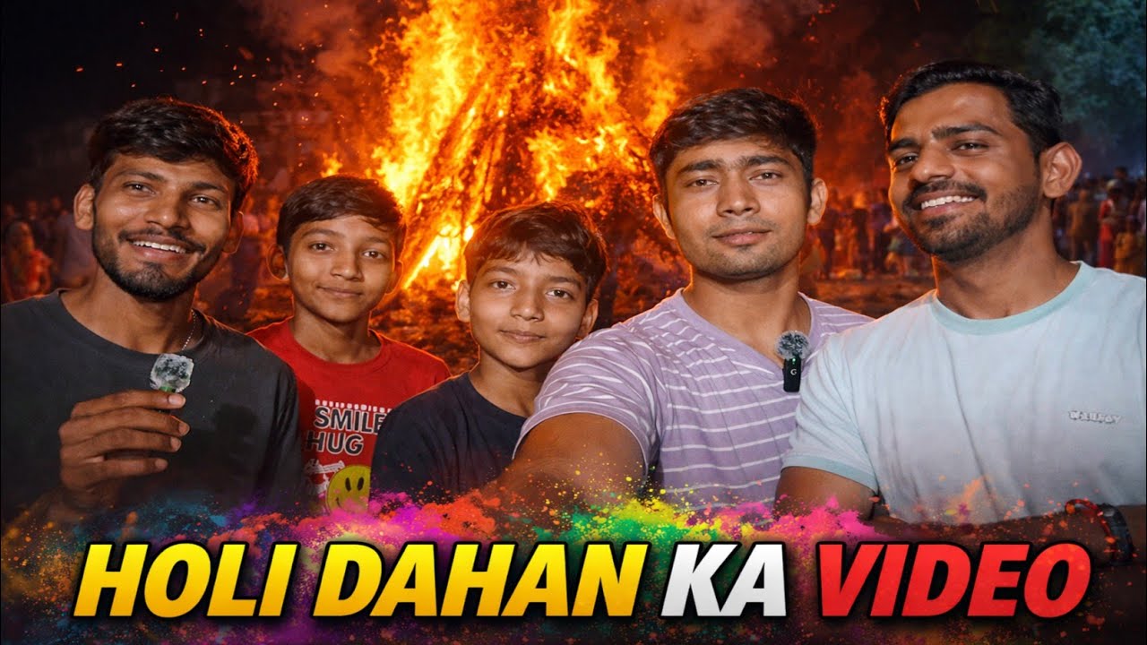 Holi Dahan Night Me Hua Kuch Shock 😱🔥 | Village Holi Vlog 2026