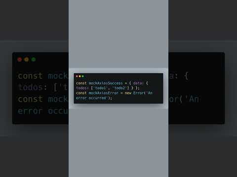 Master API Mocks