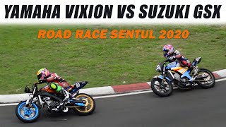 Yamaha Vixion Ngeyel Lawan Suzuki GSX Disusul Yamaha R15 Dan Honda CBR Road Race Sentul 2020 Terbaru