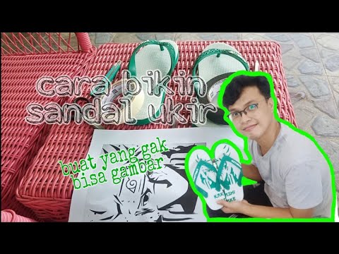 DIY Cara  Bikin Sandal  Jepit  Ukir Untuk Yang Gak Bisa 