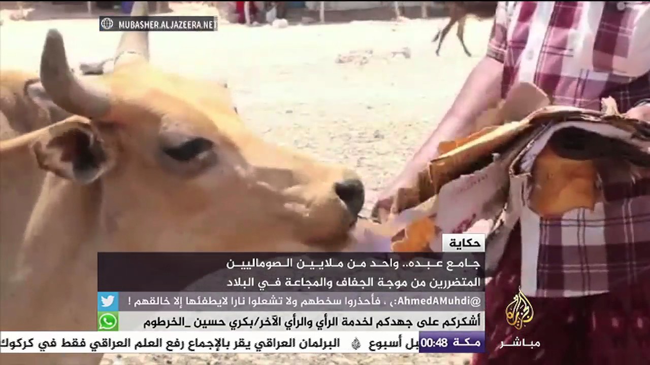 حكاية صومالي يعاني من المجاعة والجفاف