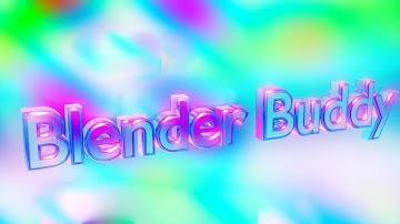 Glossy Intro | Beginners Blender 2.8 tutorials