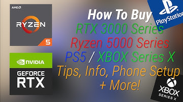 BEST FREE Guide on How To Buy RTX 3000/Ryzen 5000/PS5/XBOX X | PHONE SETUP, DROPS, INSIDER INFO/TIPS