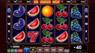 20 SUPER HOT online free slot SLOTSCOCKTAIL egt(, 2016-08-18T14:48:12.000Z)