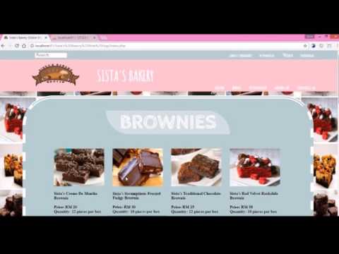 IM21403 We programming (Sista's Bakery Web Application)