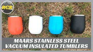 Maars Stainless Steel Vacuum Insulated Wine Tumbler | Product Review | Keep Drinks Hot or Cold by Road Gear Reviews 8,014 views 6 years ago 6 minutes, 40 seconds