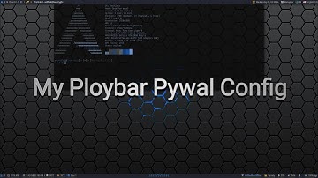 Polybar - Pywal  .Config