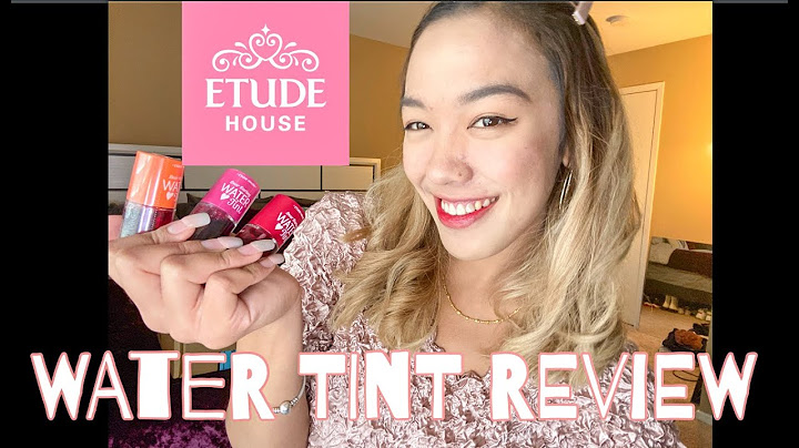 Etude house dear darling water tint swatches