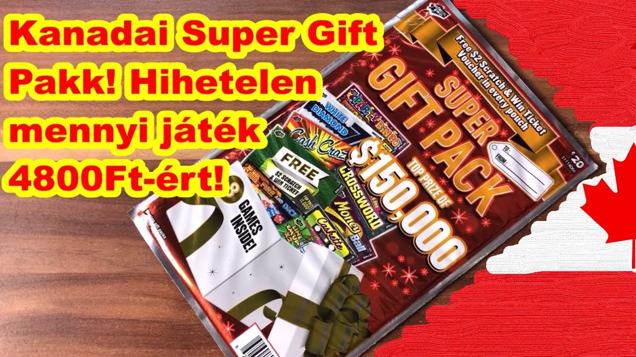 Super Gift pakk Kanadából! Hihetetlen mennyi játék 4800Ft-ért!