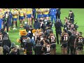 Benji Marshal honoured with haka after his game against Parramatta at Bankwest Stadium