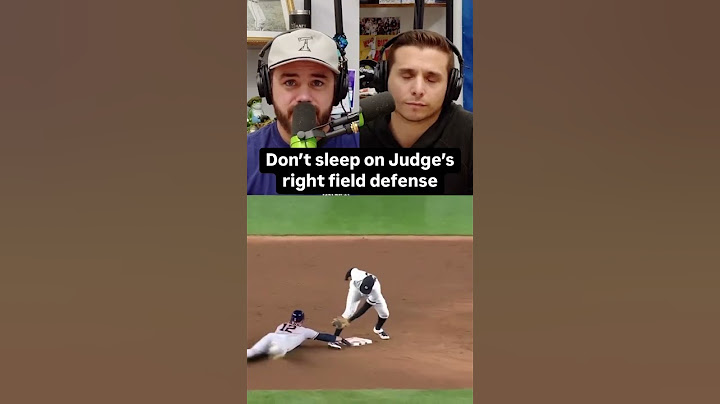 Reacting to Aaron Judge right field defense highlights #yankees #mlb #baseball #sports #aaronjudge